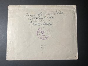 1921 Registered Latvia Cover Riga to Menards NY USA via Constantinople Turkey