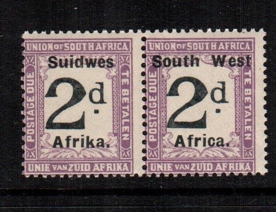 South West Africa  J36  MNH cat $ 12.00  333