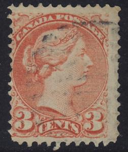 Canada - 1873 - Scott #37c - used - Perf 12