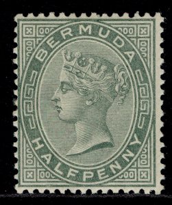 BERMUDA QV SG21a, ½d deep grey-green, M MINT.