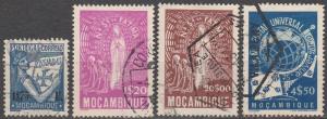 Mozambique #299, 326, 328-9  F-VF  Used  CV $5.00  (A14938)