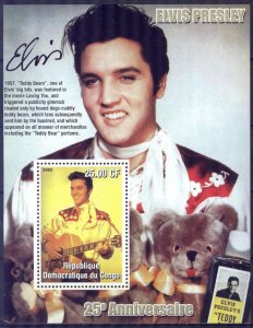 Congo 2002 Music Rock Singer Elvis Presley ( I ) S/S MNH Private