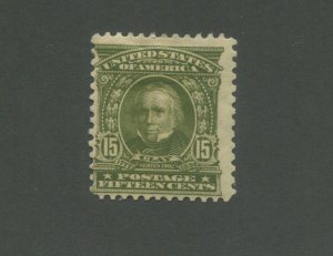 United States Postage Stamp #309 Mint Hinged F OG
