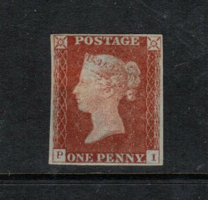 Great Britain #3 Very Fine Mint Full Original Gum Lightly Hinged