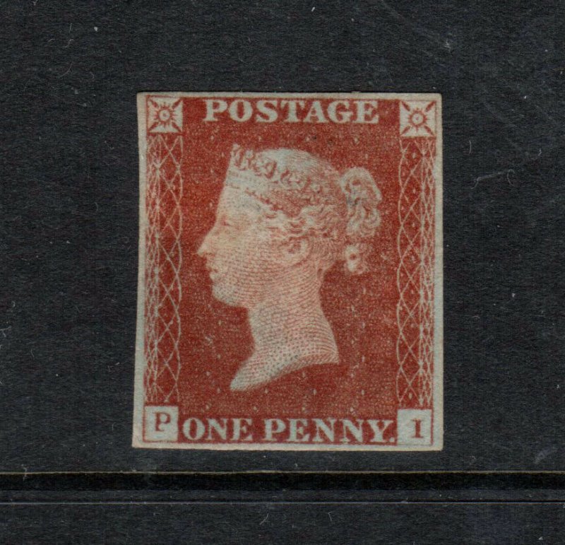 Great Britain #3 Very Fine Mint Full Original Gum Lightly Hinged