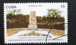 CUBA Sc# 3782  ANTONIO MACEO revolutionary 15c 1996 used cto