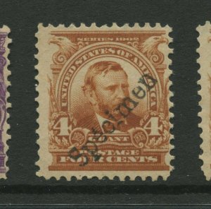 303S Variety Specimen Overprint Unused Stamp (L1140-12) *SEE APEX CERT INSIDE*