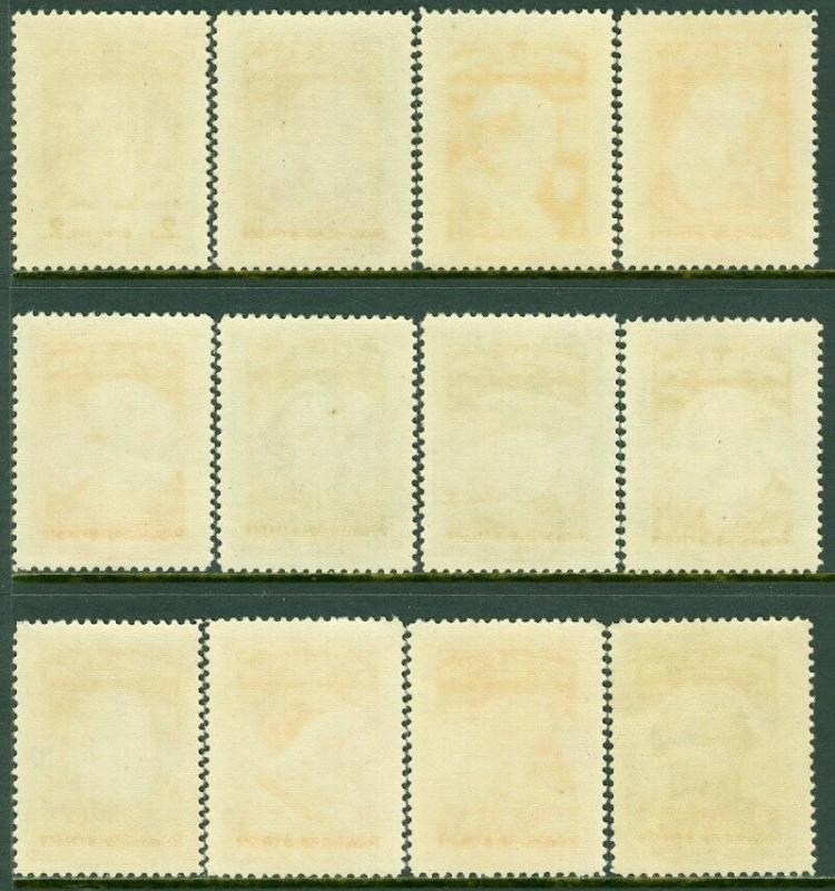 EDW1949SELL : PANAMA Scarce 1956 Complete set of 12 Popes.