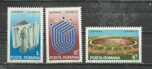 Romania Scott catalogue #3015-3017 Mint NH