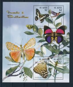 [36229] St. Kitts 2005 Butterflies Schmetterlingen Papillons  MNH Sheet
