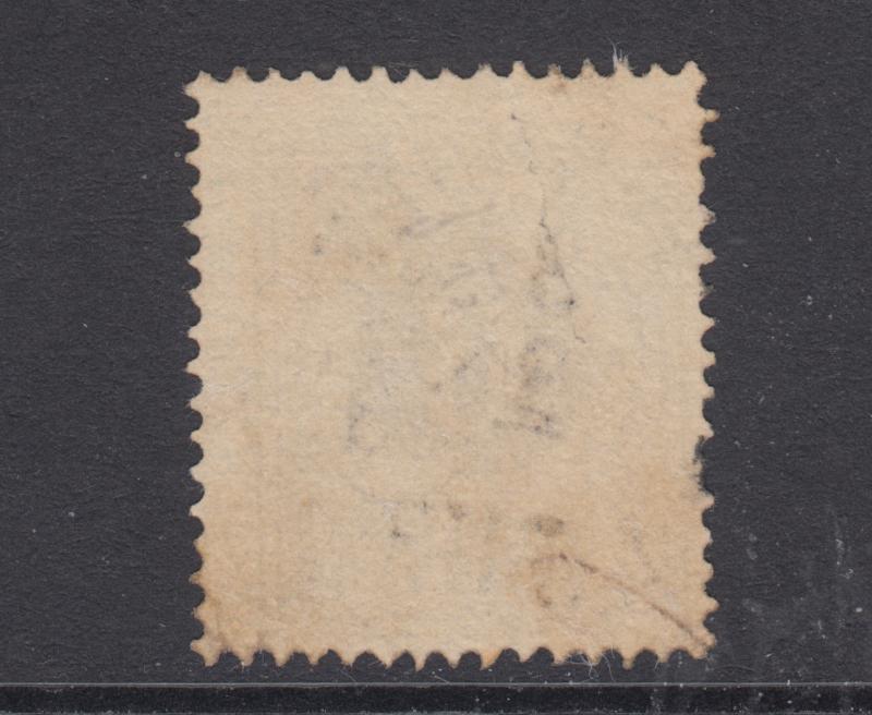 Sweden Sc 21 used. 1874 6ö gray Numeral, Perf 14, STOCKHOLM cancel