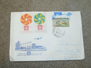 CZECH, REP.- 1968 PRAGA POSTER STAMPS ON COVER WITH STAGECOACH CANCEL