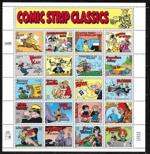 Scott #3000 - 32c Comic Strip Classics - ($6.40 Face) - F VF - MNH