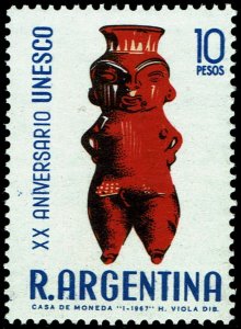 Argentina #830  MNH - UNESCO (1967)