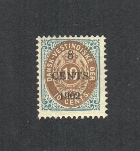 Danish West Indies Scott #27 Unused, No gum