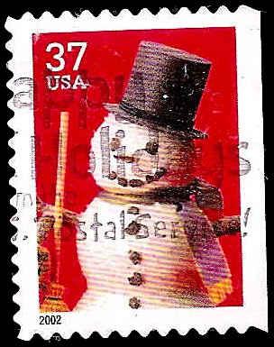 # 3687 USED SNOWMAN WITH TOP HAT