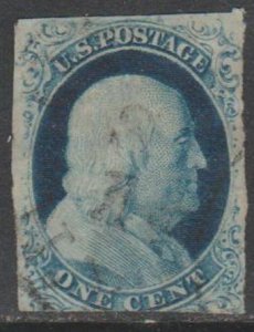 U.S.  Scott #9 Stamp - Used Single