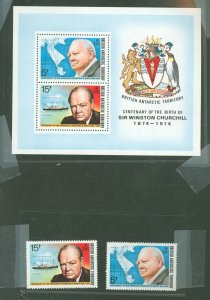 British Antarctic Territory #62-63A  Single (Complete Set)