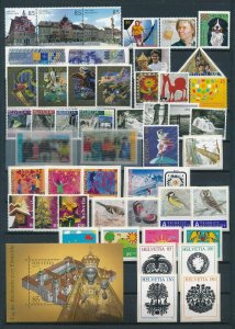 Switzerland 2007 Complete Year Set  MNH