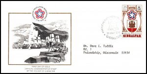 Gibraltar 329 US Bicentennial Typed FDC