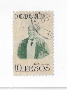 Mexico Sc #828 10 pesos used VF
