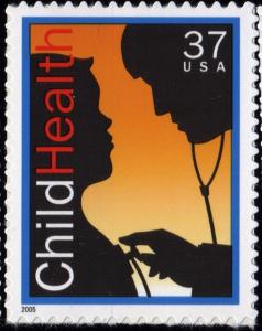 SC#3938 37¢ Child Health Single (2005) SA