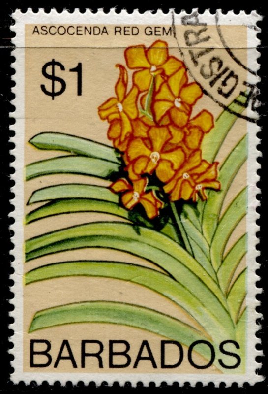 Barbados #408 Flowers Issue Used