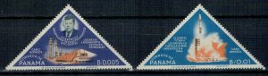 Panama 1965 MNH Stamps Scott 459-459A President Kennedy Space Research