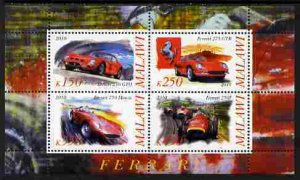 MALAWI - 2010 - Cars #1 - Perf 4v Sheet - MNH - Private Issue