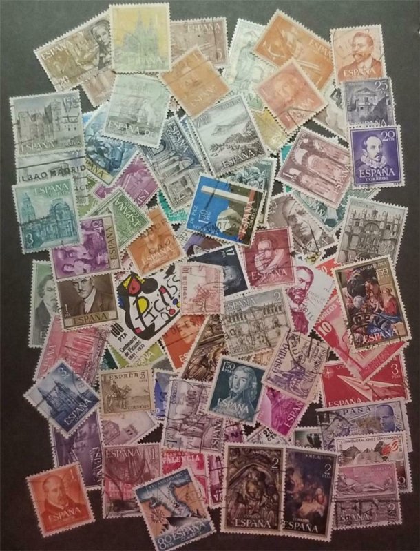 SPAIN 85 Different Stamp Lot Used T1007