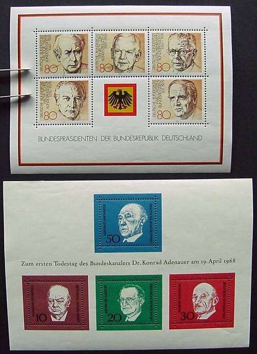 Germany, Assorted Mint Stamps, mostly MNH