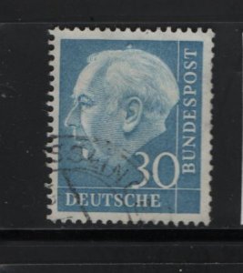 Germany 712 Used, 1954-60 President Theodor Heuss