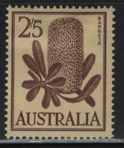 AUSTRALIA, 329, HINGED, 1959-64, FLOWERS
