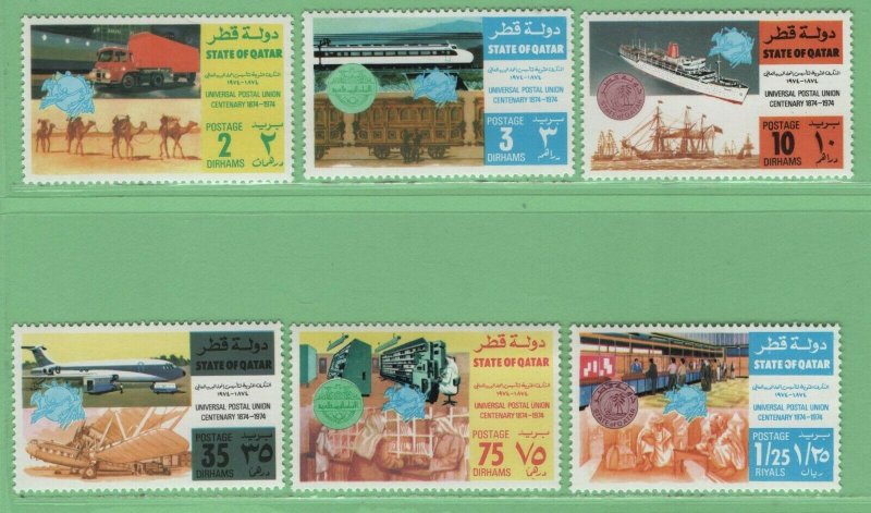 $Qatar Sc384-389 M/NH/VF complete set Cv. $24.55