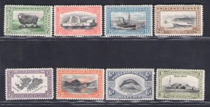 1933 Falkland Stanley Gibbons n. 127/34 - George V - MNH**