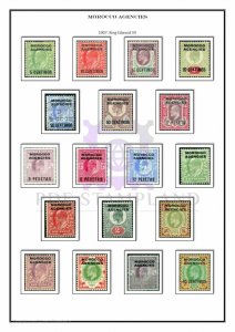 British Colonies and Territories 1859-2017 (4 albums) PDF STAMP ALBUM PAGES