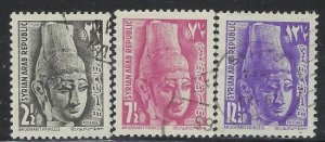 Syria 459/461/463 Used 1967 issue (an6452)