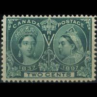 CANADA 1897 - Scott# 52 Queen 2c NH