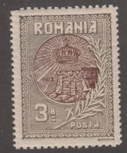 Romania 231 Crown & Old Fort 1913