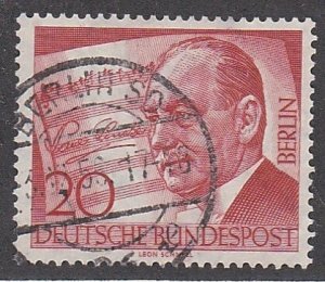 Germany - Berlin # 9N142, Paul Lincke - Composer, Used, 1/2 Cat.