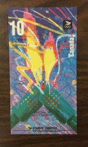 CANADA   BK144   1399-1403, 1992 Winter Olympic bklt. '18 CV $8.50