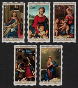 Cook Is. Christmas Painting by Great Masters 5v 1975 MNH SG#529-533