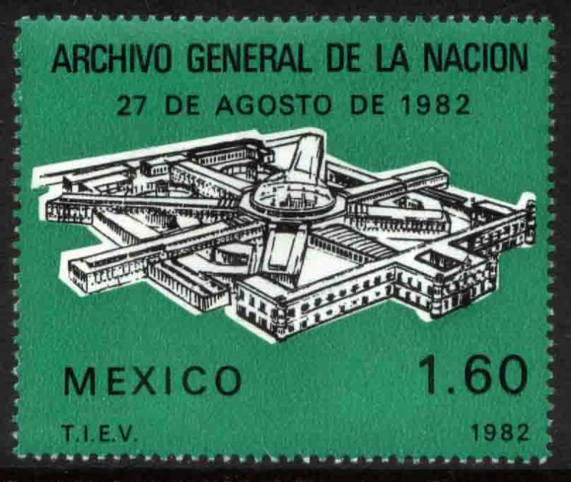 MEXICO 1298, Opening of the National Archives Building. MINT, NH. VF.