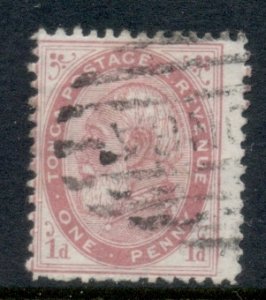 Tonga 1886-92 King George I 1d Perf 12.5 FU