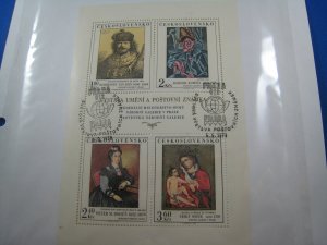 CZECHOSLOVAKIA 1973 SCOTT # 1910-1913   USED