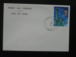 centenary of statue of Liberty FDC Niger 1986