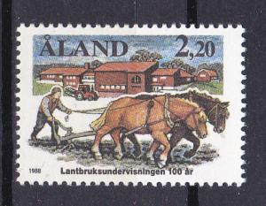 Finland-Aland Isls.  30 MNH 1988 Farm School