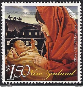 NEW ZEALAND 2008 QEII $1.50 Multicoloured, Christmas - Mary & Child SG3094 FU