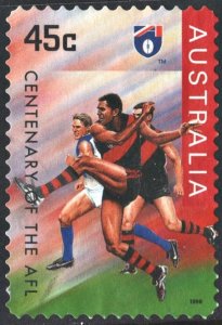 Australia SC#1521 45¢ Centenary of AFL: Essendon (1996) Used