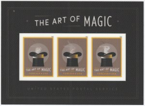 5306 The Art of Magic Souvenir Sheet of 3 Stamps MNH $1 Shipping